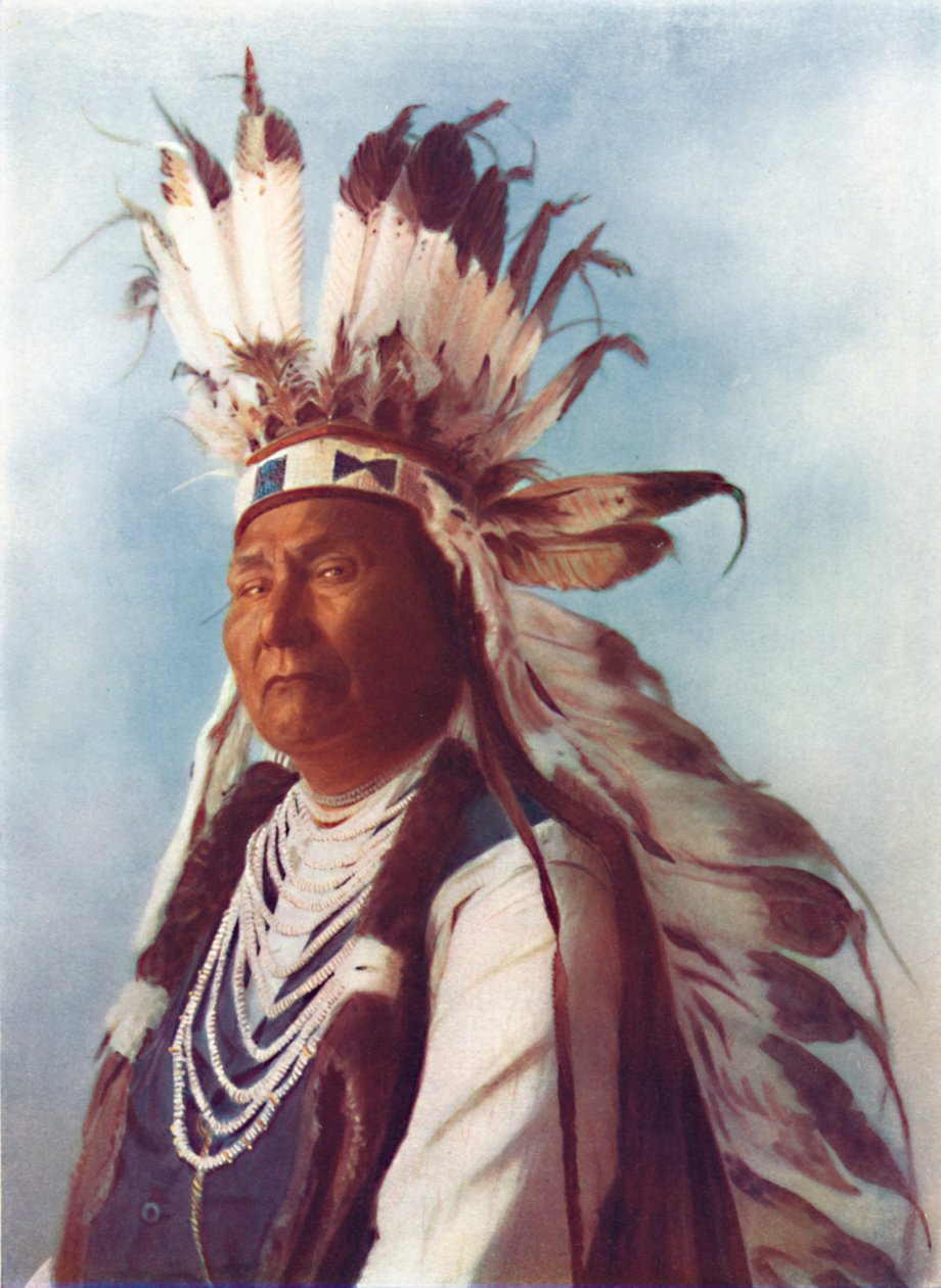 En sahaptin-høvding, 1912 af Robert Wilson Shufeldt