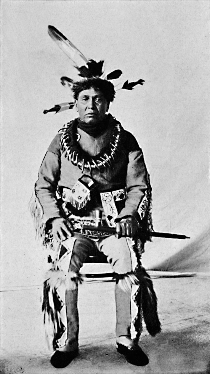 En Algonquin i fuld kjole, 1912 af Robert Wilson Shufeldt