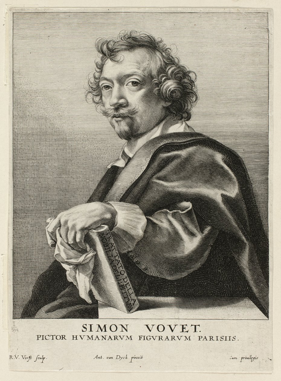 Simon Vouet af Robert van Voerst