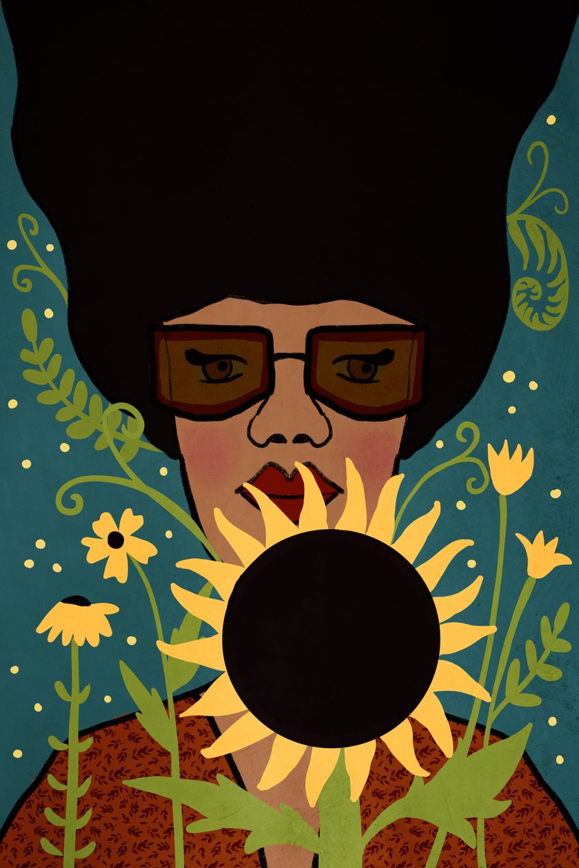 Solsikke Shira, 2022 (digital) af Roberta Murray