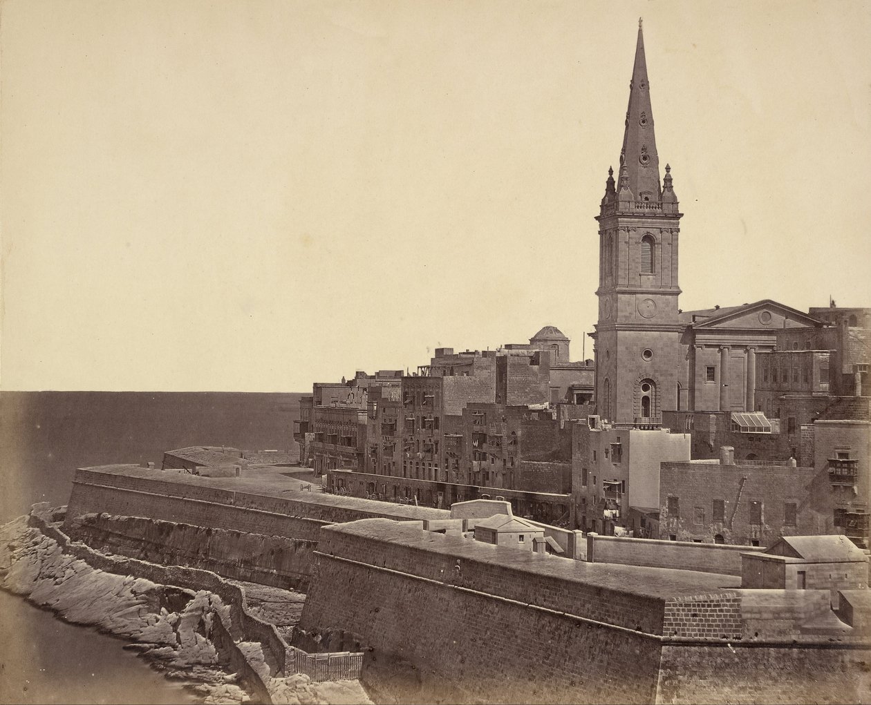 Den protestantiske kirke, Malta af Robertson and Beato