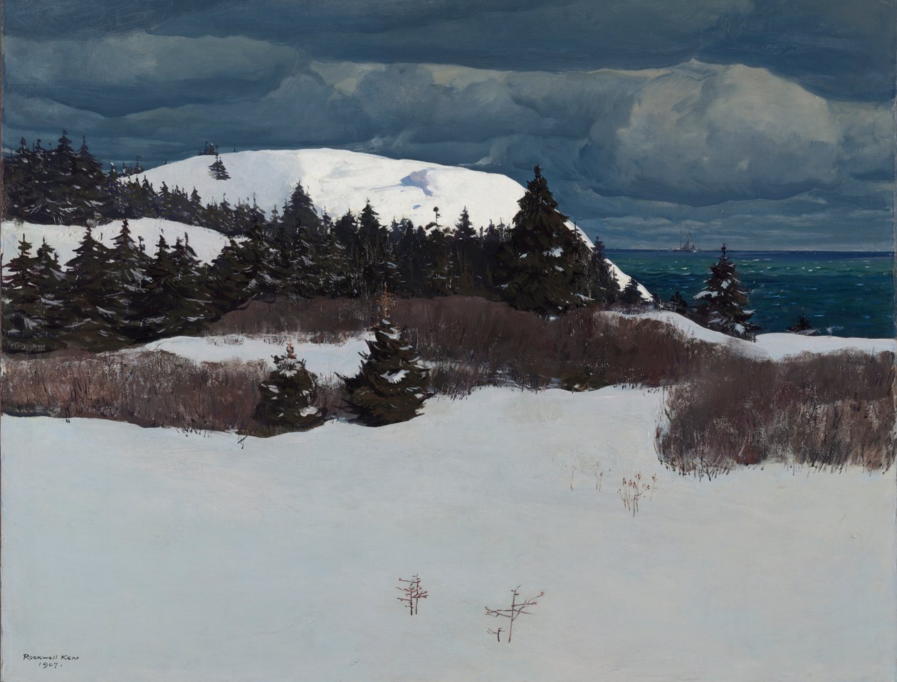 Maine kyst af Rockwell Kent