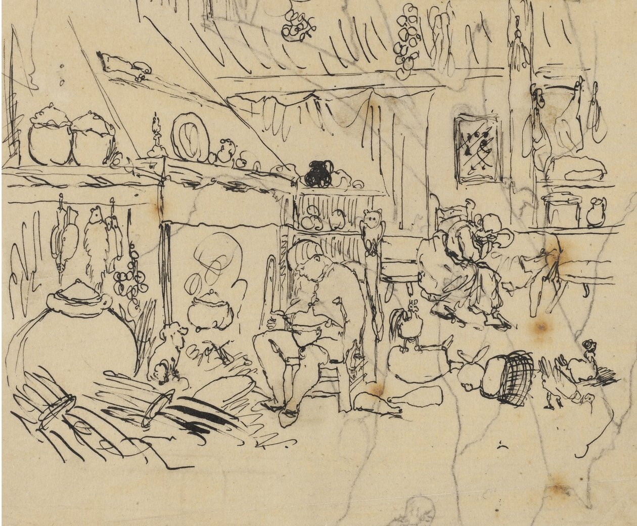 Misery at Homedani af Rodolphe Bresdin