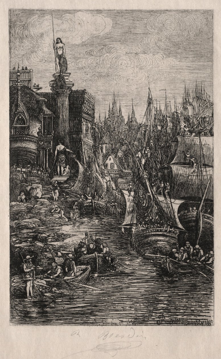 Min drøm, 1883. af Rodolphe Bresdin