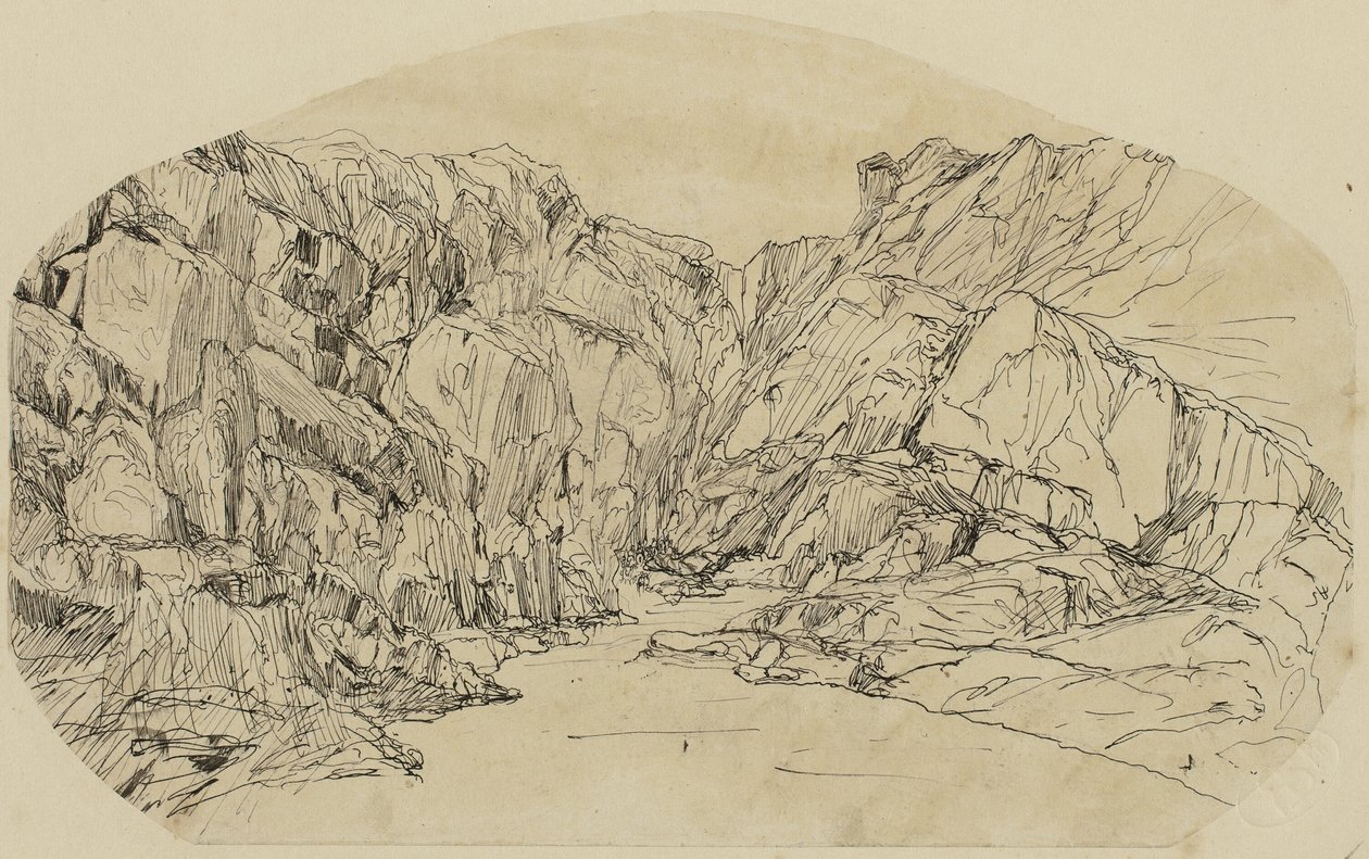 Damp i en kløft af Rodolphe Bresdin