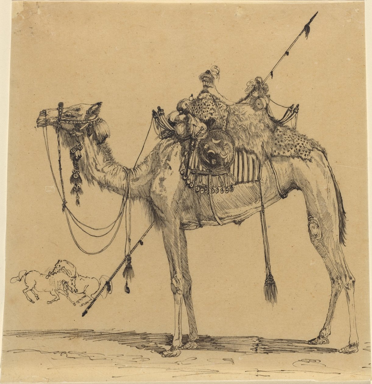 Kamelen af Rodolphe Bresdin