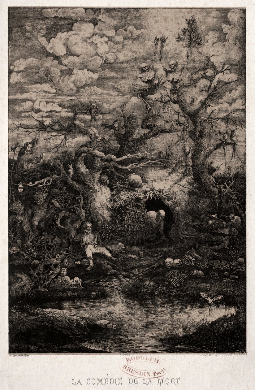 Dødens komedie af Rodolphe Bresdin