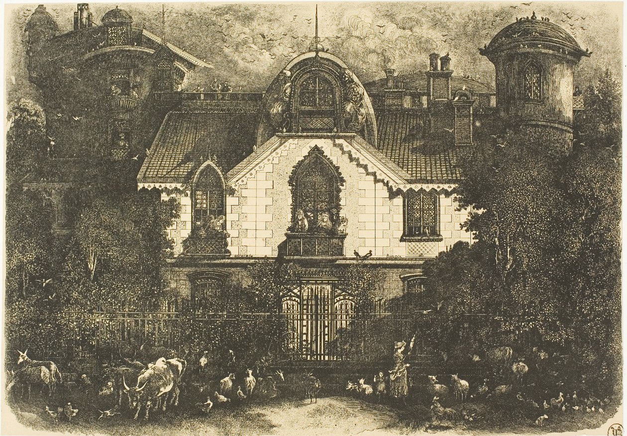 Det fortryllede hus af Rodolphe Bresdin