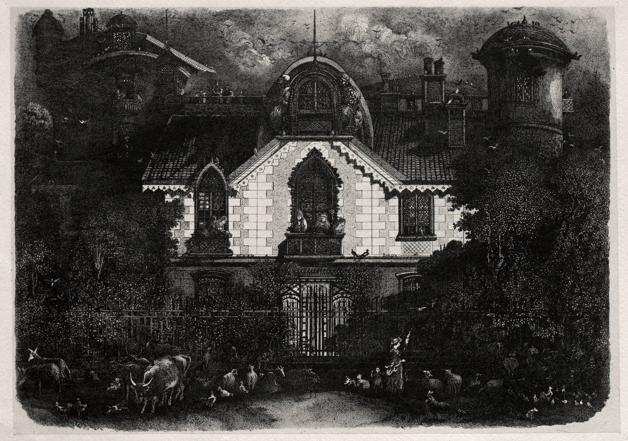 Det fortryllede hus af Rodolphe Bresdin