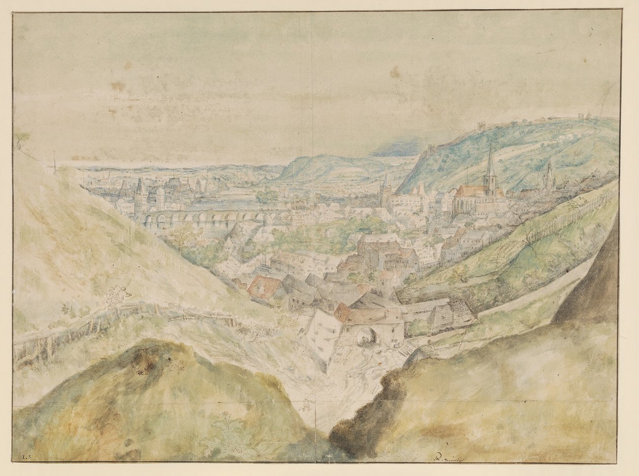 Prospekt af byen Prag af Roelant Savery
