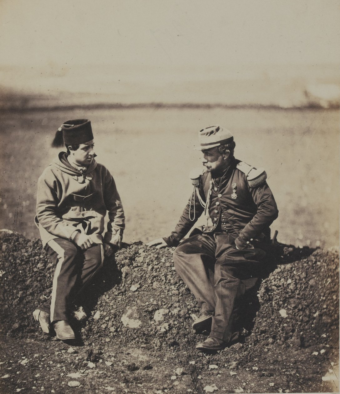 General Cisse og stabsofficer af Roger Fenton