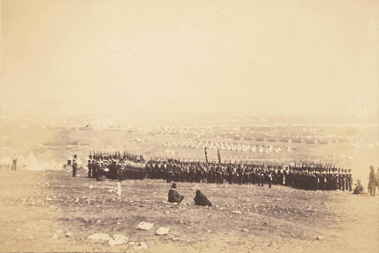 Oberst Shadforth og det 57. regiment. af Roger Fenton
