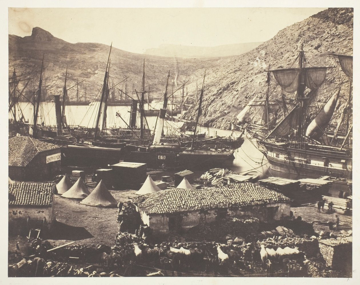 Kosak-bugten, Balaklava af Roger Fenton