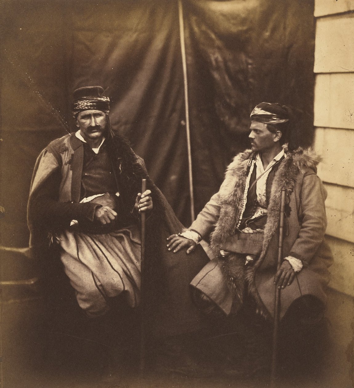 Diskussion mellem to kroater. af Roger Fenton