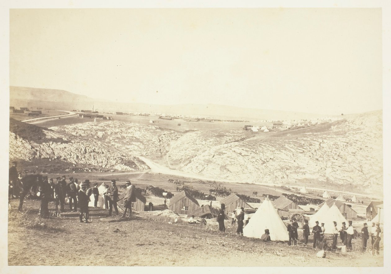 Hesteartilleriets lejr, 1855. af Roger Fenton