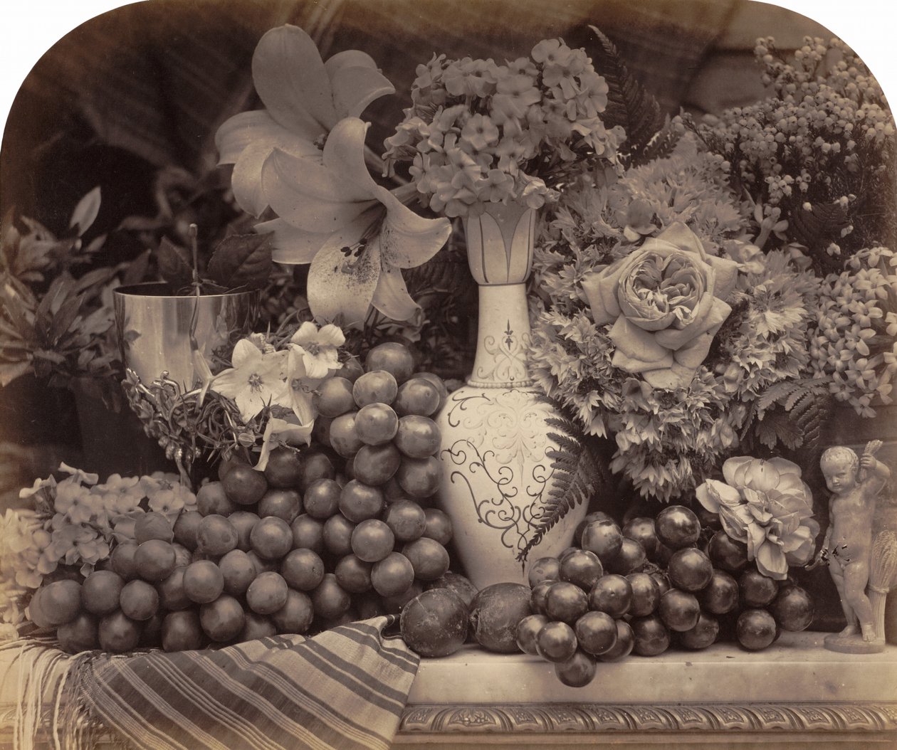 Frugt og Blomster, 1860. af Roger Fenton