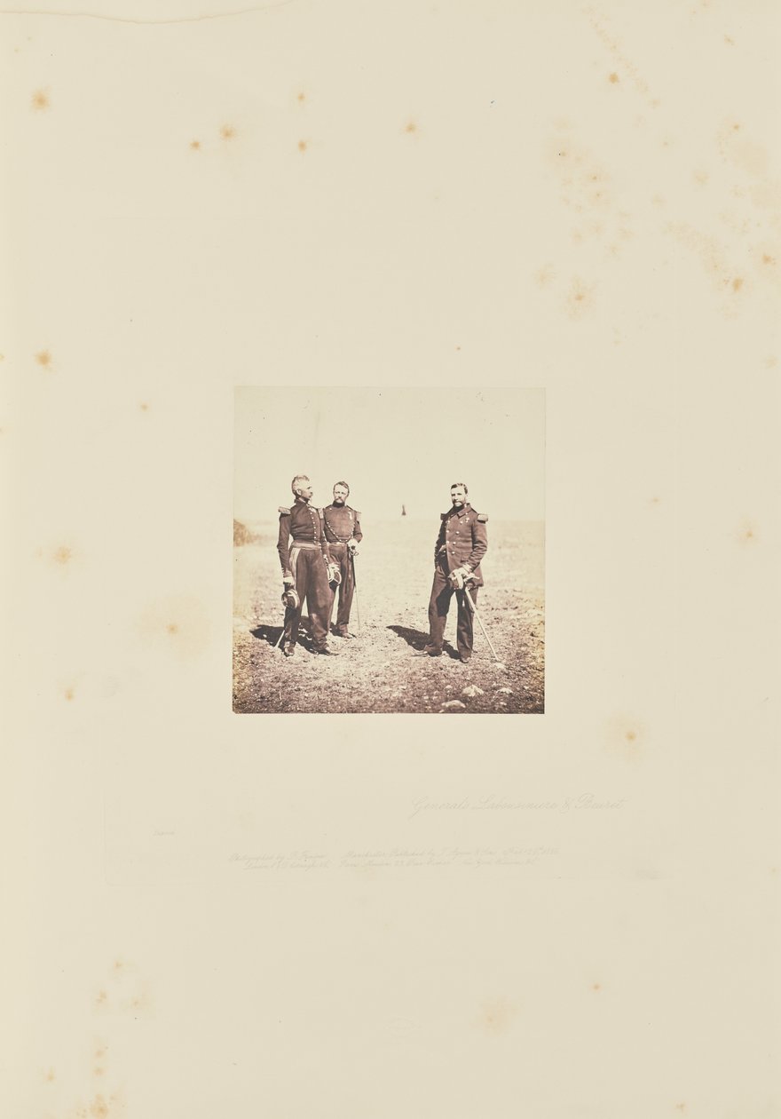 General Labousiniere og general Bevret. af Roger Fenton