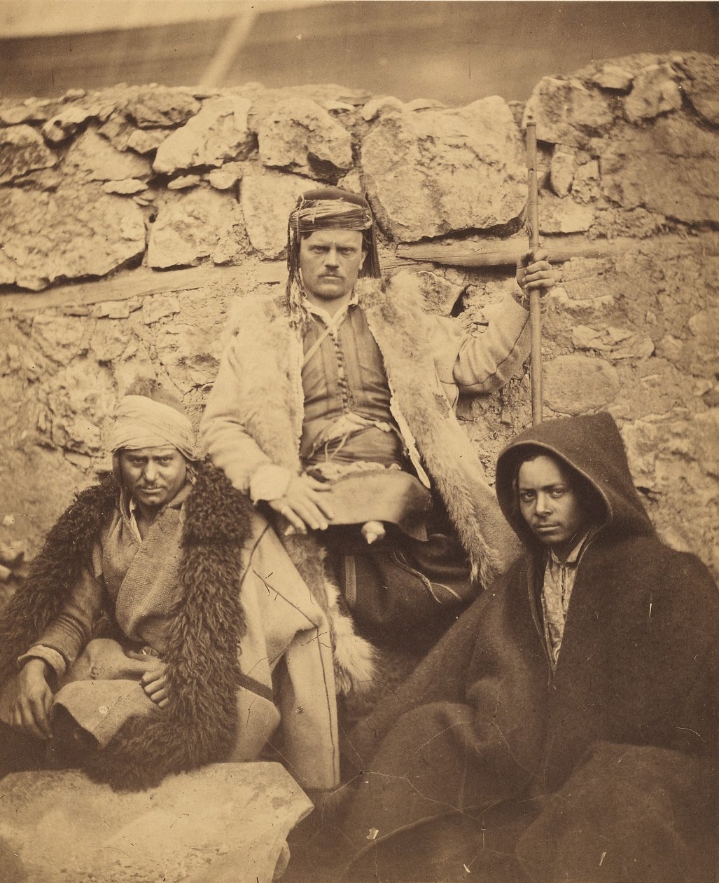 Gruppe af kroatiske høvdinge. af Roger Fenton