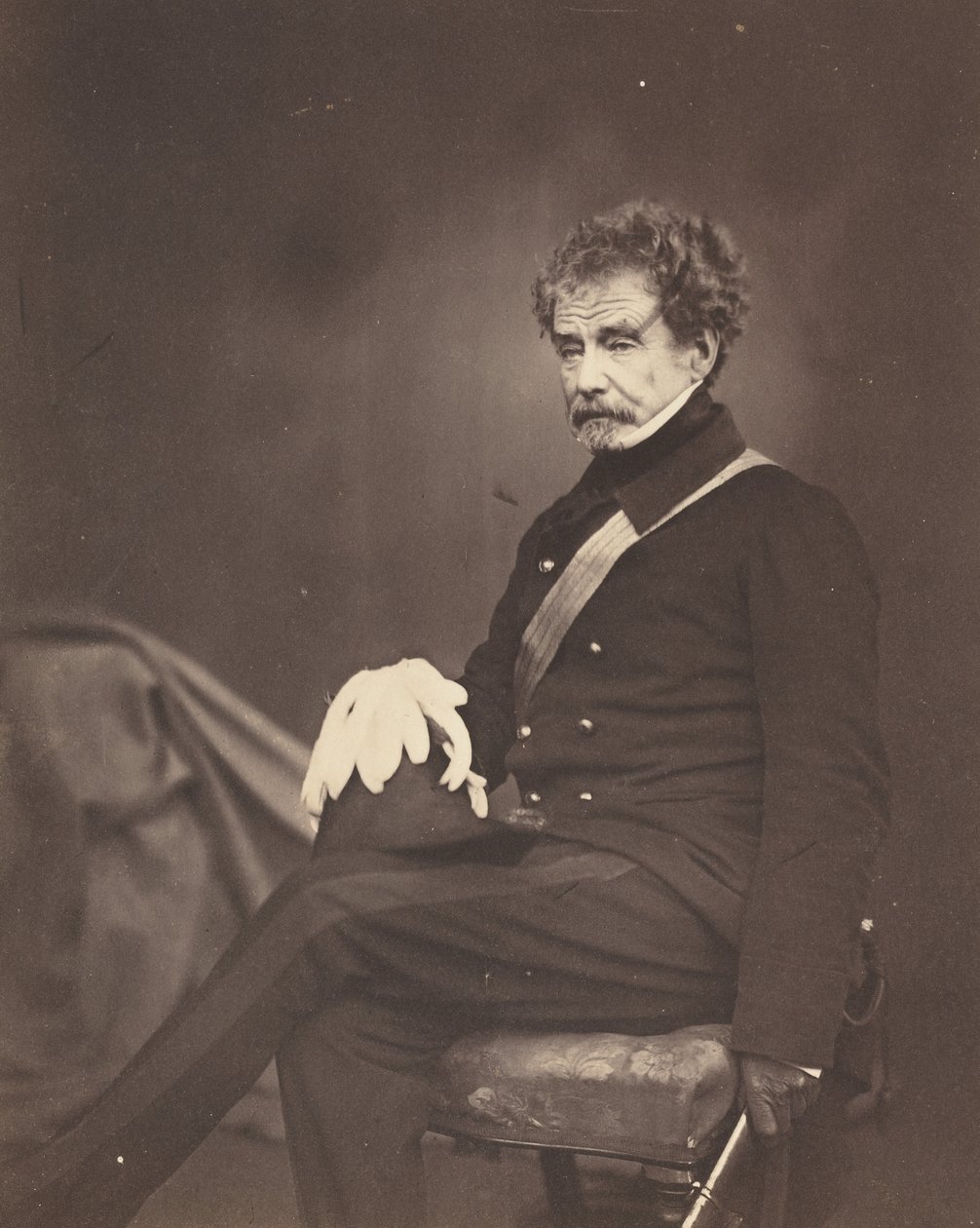 Generalløjtnant Sir Colin Campbell, G.C.B., 1855. af Roger Fenton