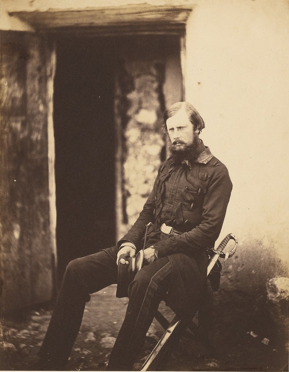 Oberstløjtnant prins Edward af Sachsen-Weimar. af Roger Fenton