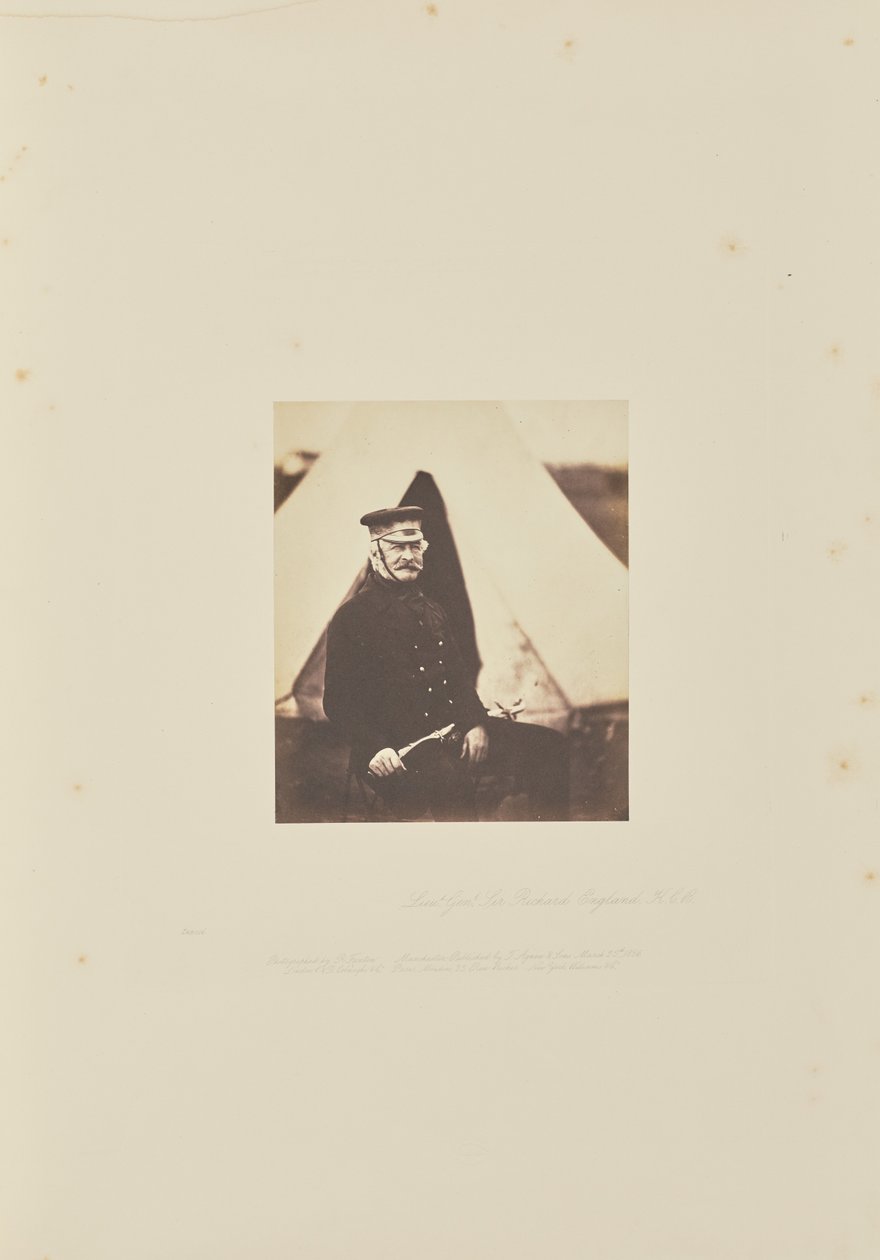 Generalløjtnant Sir Richard England, K.C.B. af Roger Fenton
