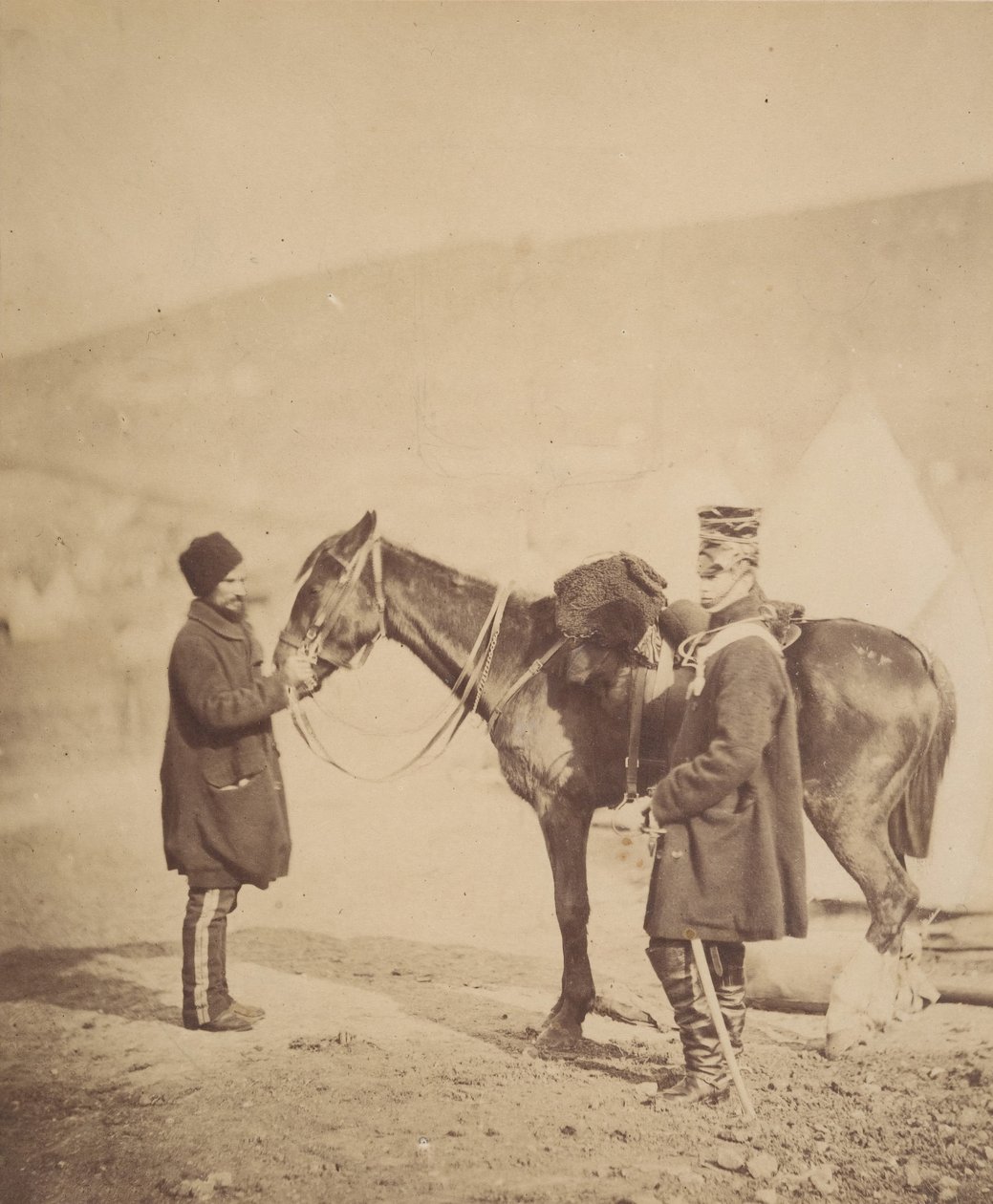 Generalmajor A. H. King, 1855. af Roger Fenton