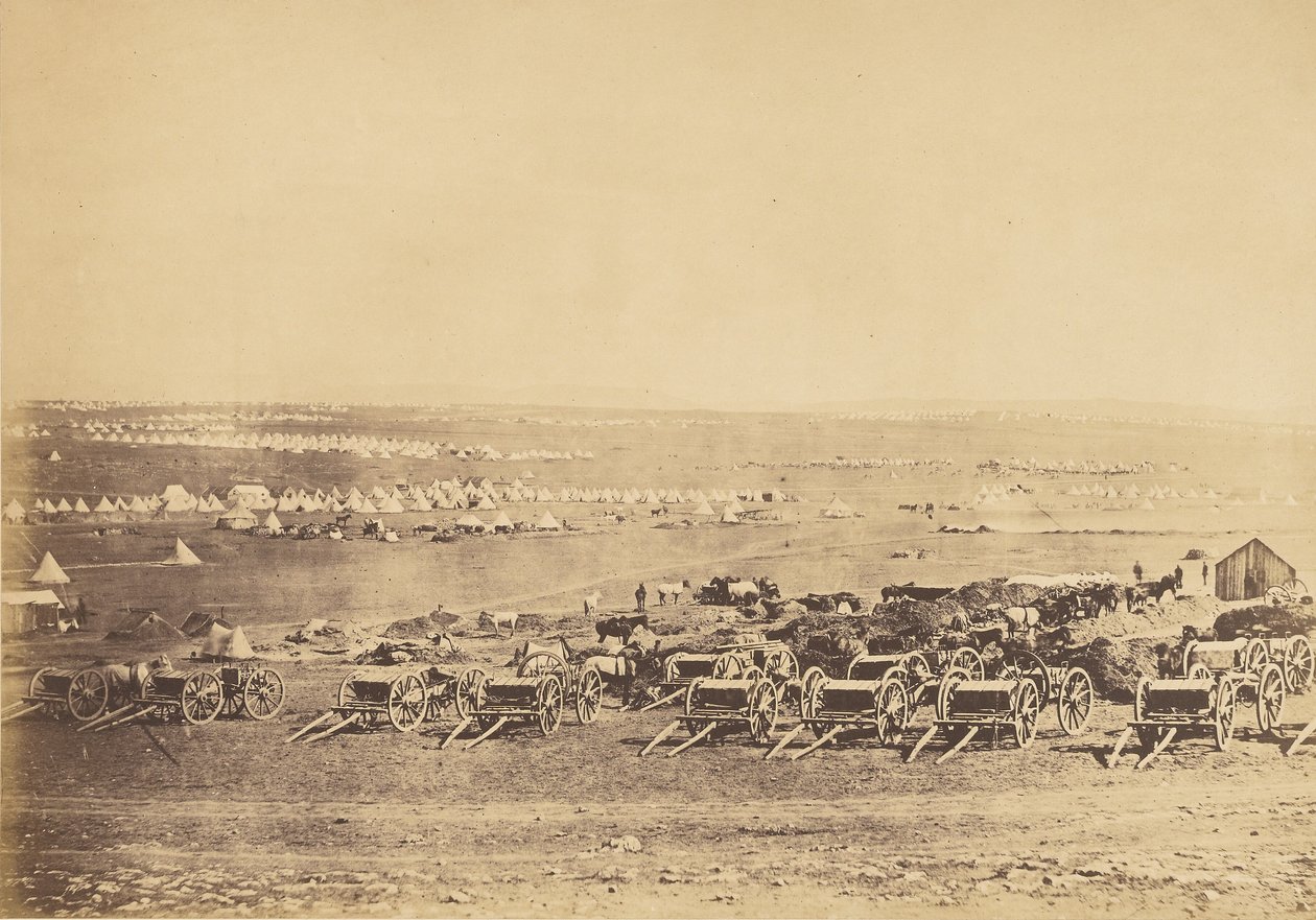 Plateauet i Sebastopol III af Roger Fenton