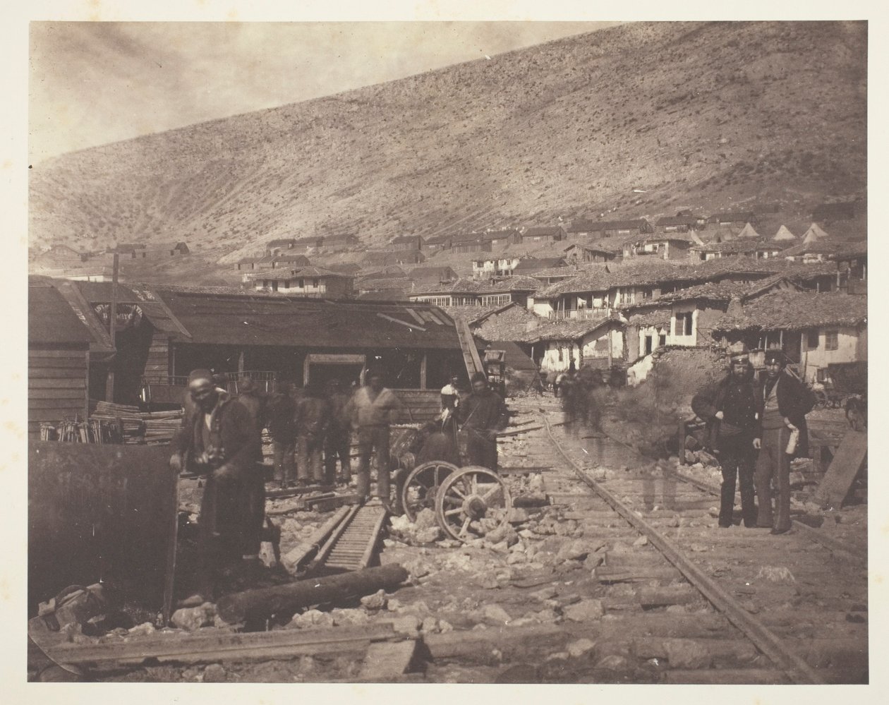 Jernbanegården, Balaklava af Roger Fenton