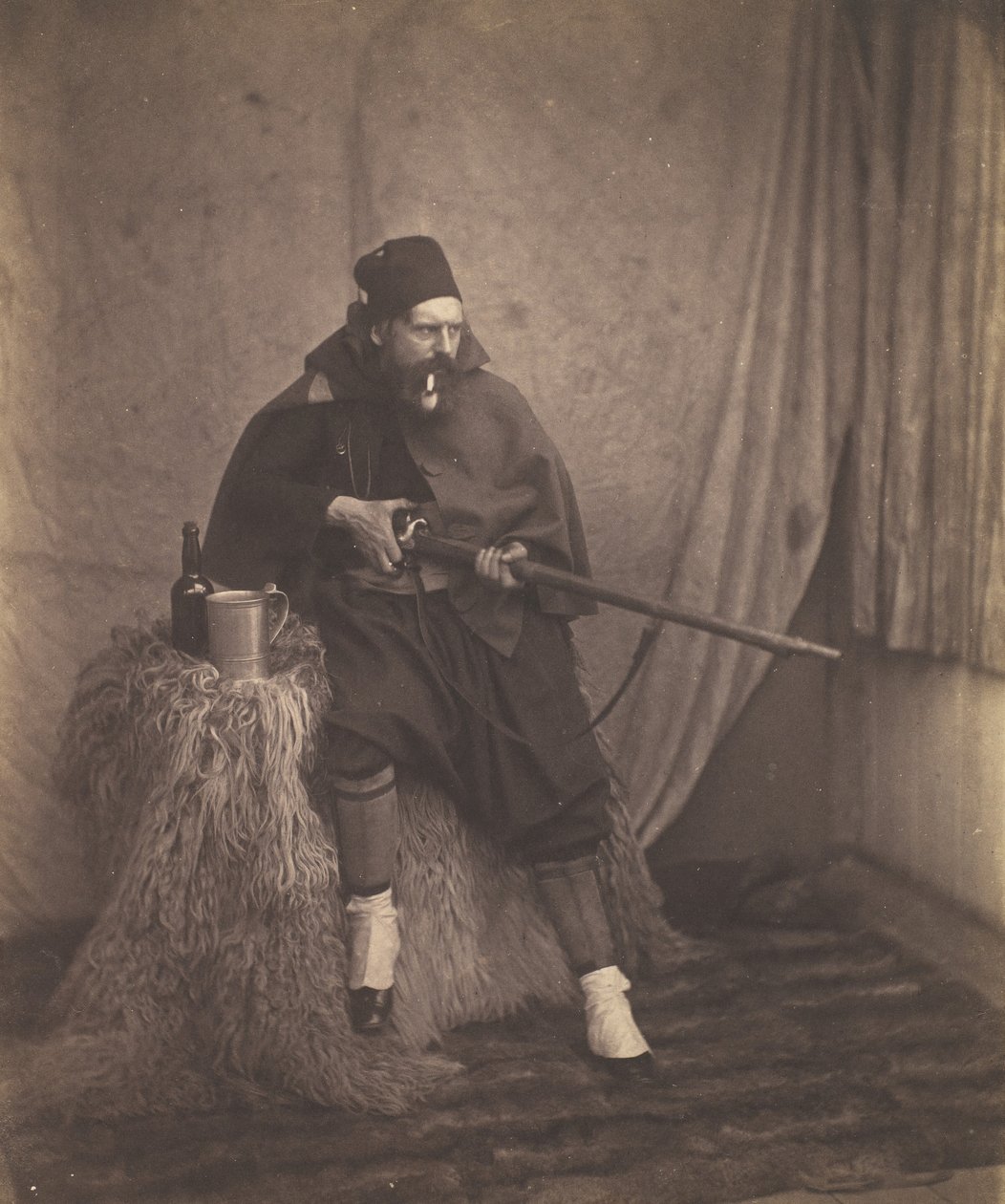 Zouave, 2. division, 1855. af Roger Fenton