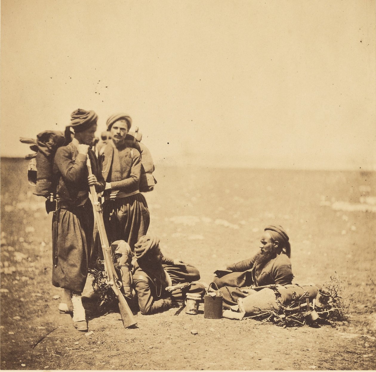 Zouaves. af Roger Fenton