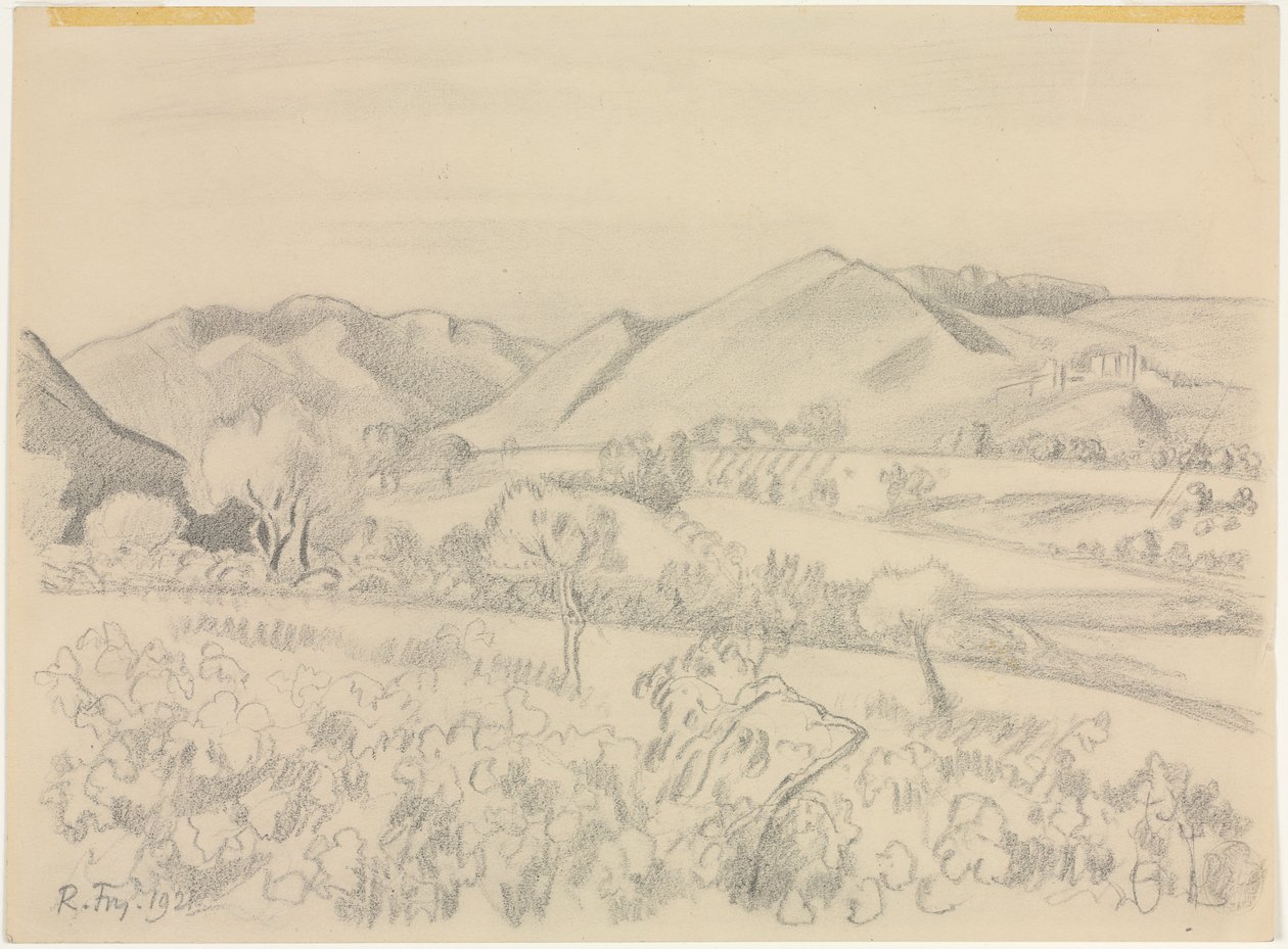 Landskab af Roger Fry