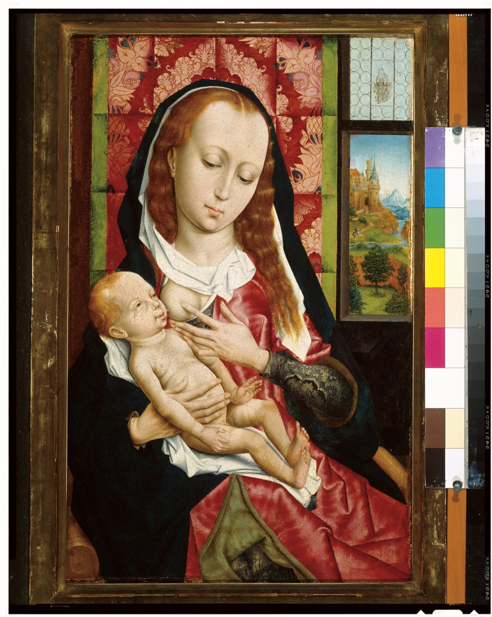 Jomfruen og barnet, ca. 1480 af Rogier van der Weyden