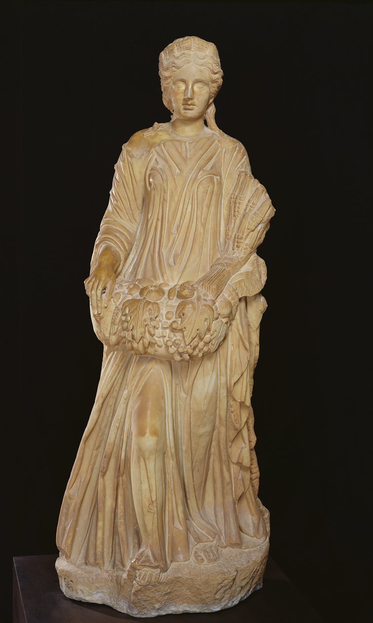 Overflod, fra Kartago (marmor) af Roman