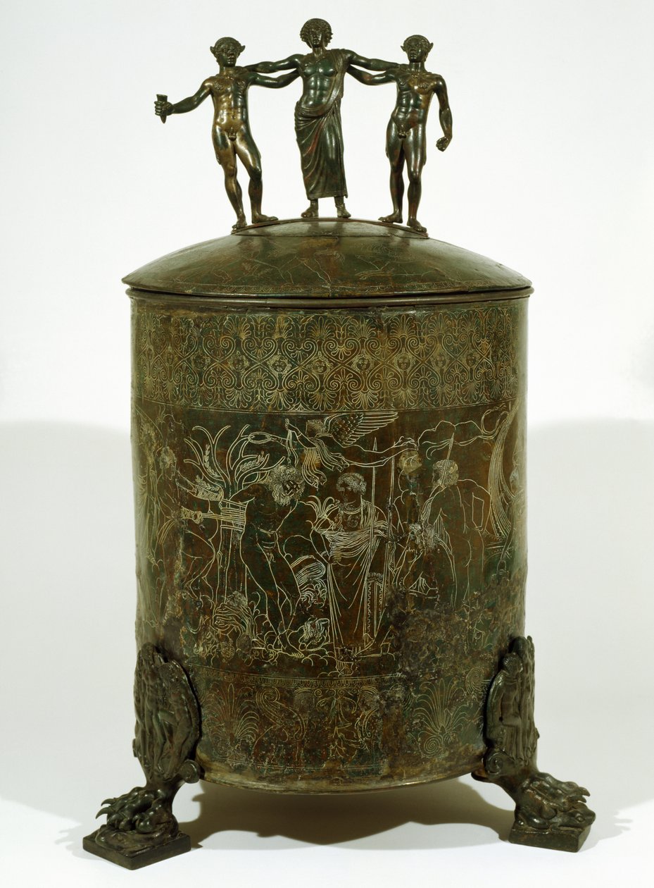 Cista Fioroni, Palestrina (bronze) af Roman