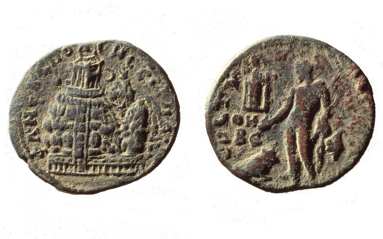 Mønter af Macrinus, 217 (metal) af Roman