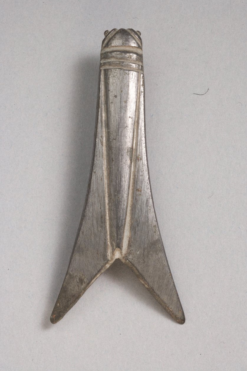 Fibula af en cikade (bronze fortinnet) (se også 325638) af Roman