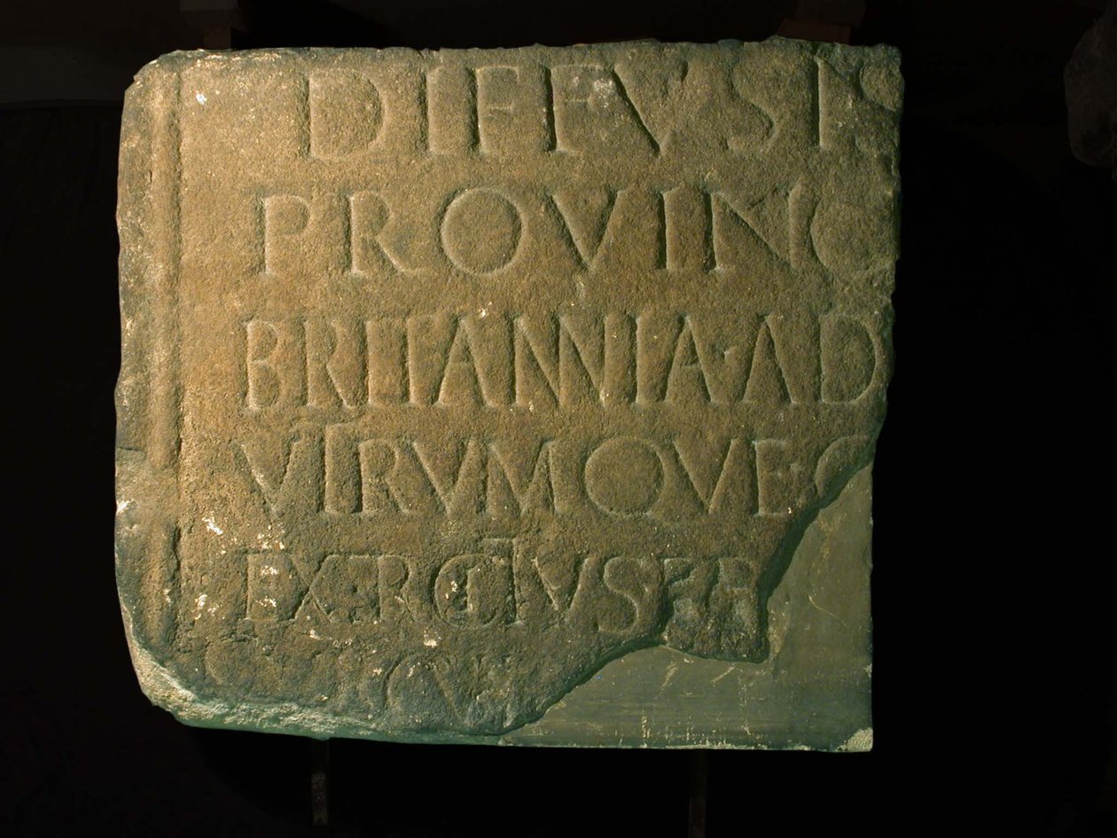 Fragment af en romersk tavle af Roman