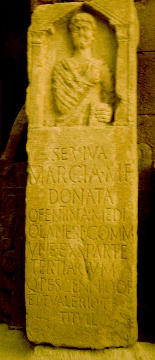 Begravelsesmonument, ca. 1. århundrede af Roman