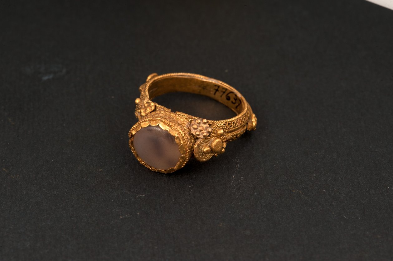 Ring (guld og jaspis) af Roman