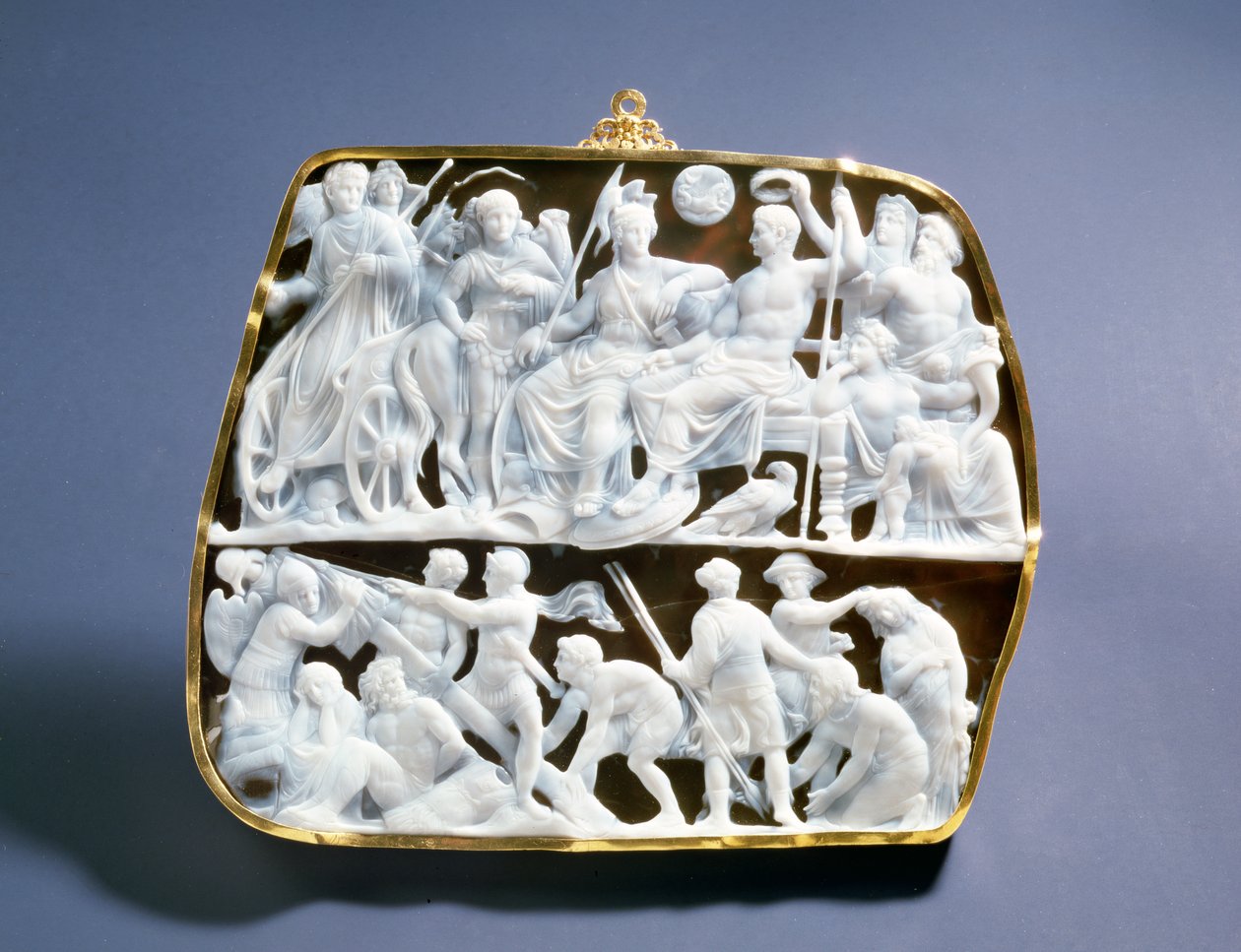 Romersk onyx cameo, 1. århundrede e.Kr. (se også 198135) af Roman