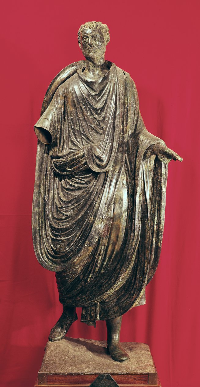 Statue af Cæsar Julianus Pacatianus (bronze) af Roman