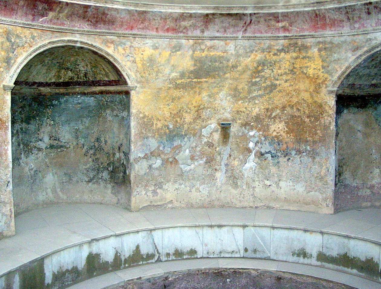 Frigidarium i Forum thermae af Roman