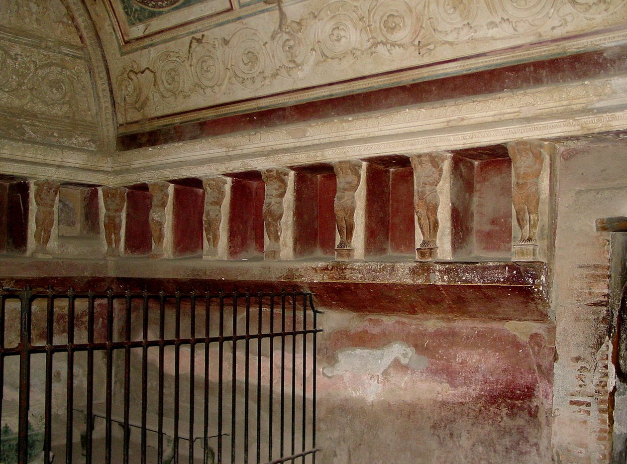 Tepidarium af Forum thermae af Roman