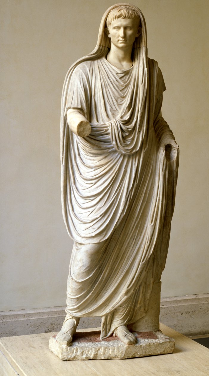 Via Labicana Augustus, 12 f.Kr. (marmor) af Roman