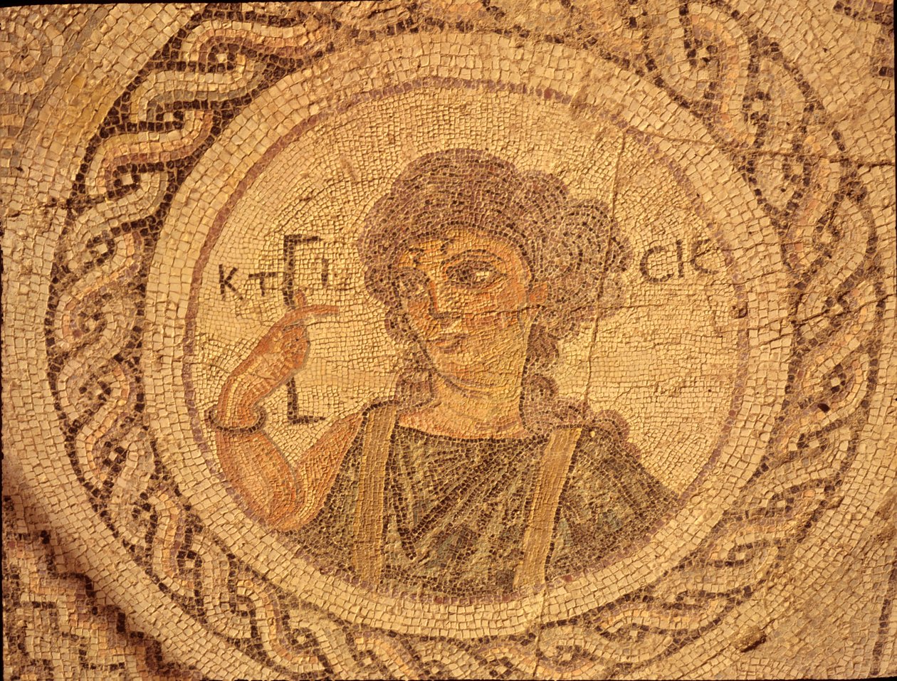 Kvinde (mosaik) af Roman
