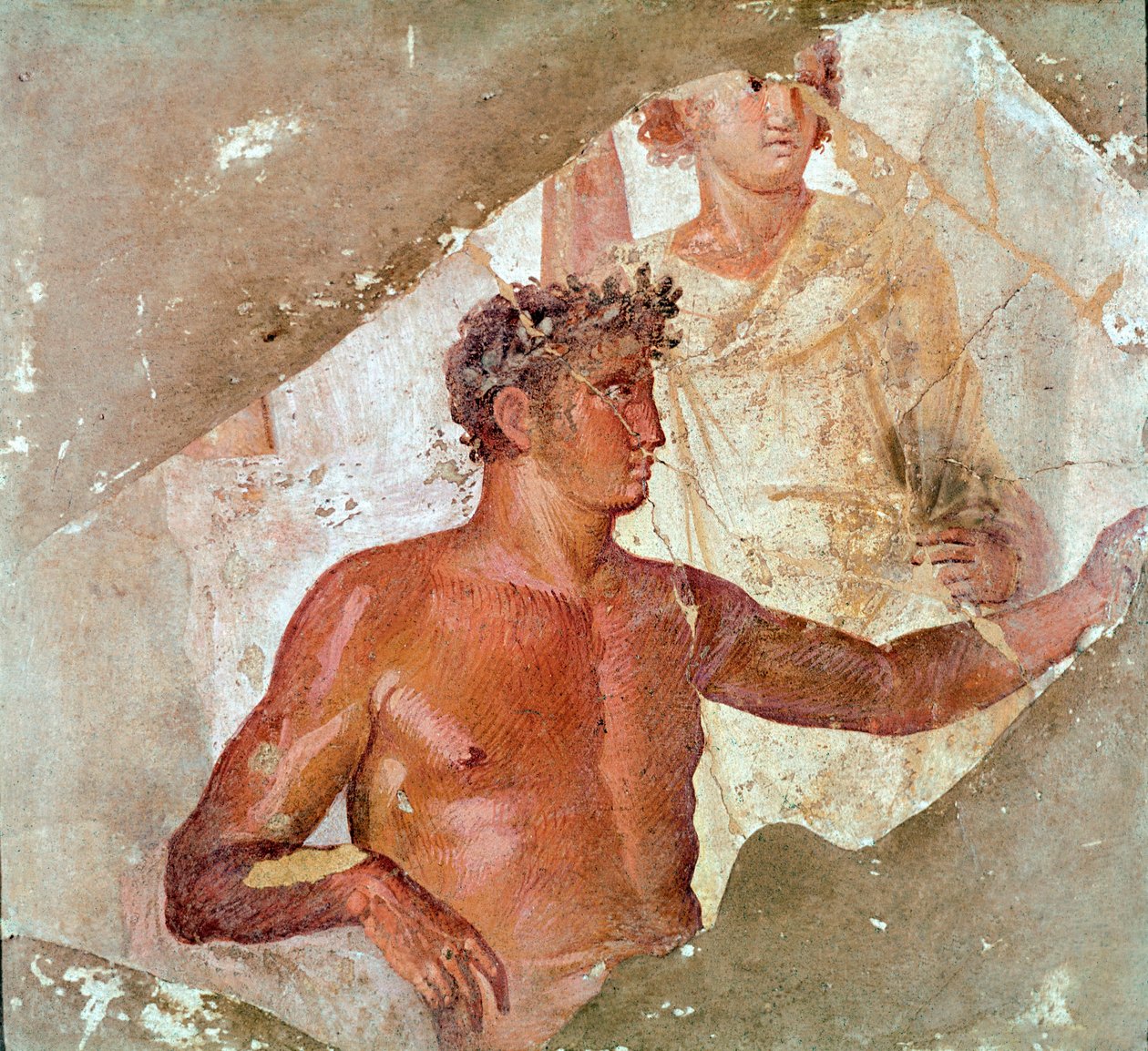 En helt eller en gud (fresko af Roman