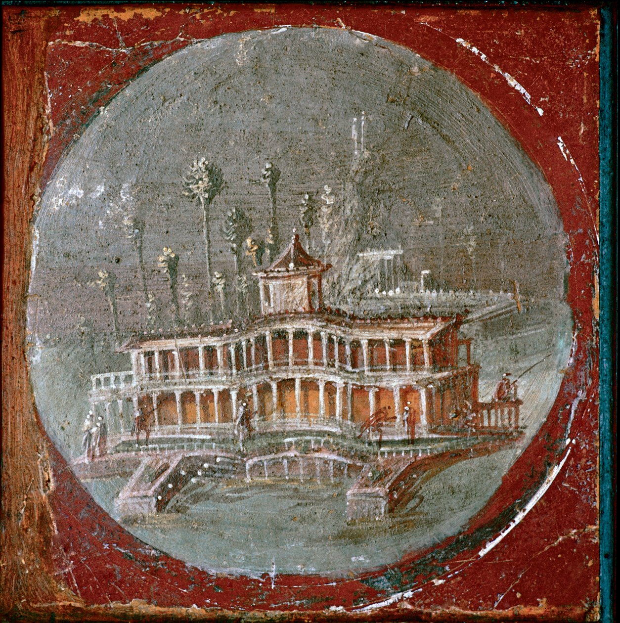 En villa i Stabiae (frisk) af Roman