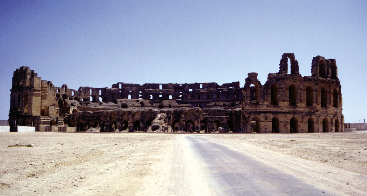 Amfiteateret i El-Djem (Tunesien). af Roman