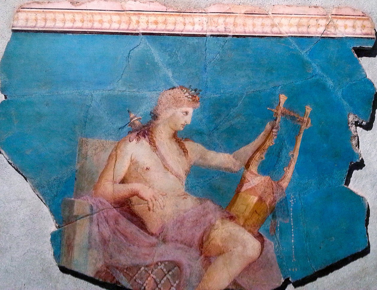 Apollon spiller lyre eller cithar, Rom af Roman