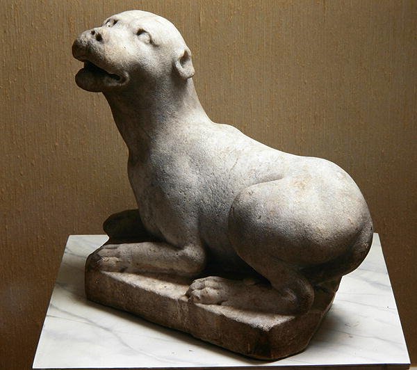 Cave Canem, Pas på hunden (marmor) af Roman